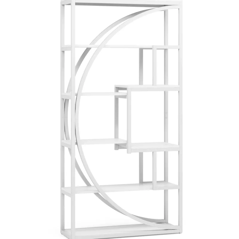 Tribesigns Bookcases & Bookshelves|Bookcases & Bookshelves*Bookshelf, Industrial Bookcase with 8 Open Storage Shelf