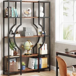 Tribesigns Bookcases & Bookshelves|Bookcases & Bookshelves*Bookshelf, 5-Tier Bookcase Shelving Unit for Home Office
