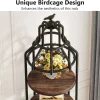 Tribesigns Bookcases & Bookshelves|Bookcases & Bookshelves*Bookshelf, 4-Tier Etagere Bookcase with Bird Cage Design