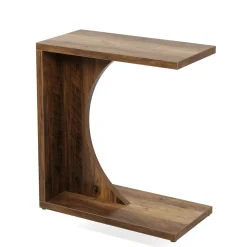 Tribesigns End & Side Tables*C - Shaped End Table, Sofa Side Table Couch Table
