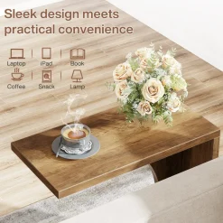 Tribesigns End & Side Tables*C - Shaped End Table, Sofa Side Table Couch Table