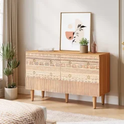 Tribesigns Chests Of Drawers*Chest of Drawers, Farmhouse Dresser Storage with 6 drawers