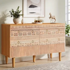 Tribesigns Chests Of Drawers*Chest of Drawers, Farmhouse Dresser Storage with 6 drawers