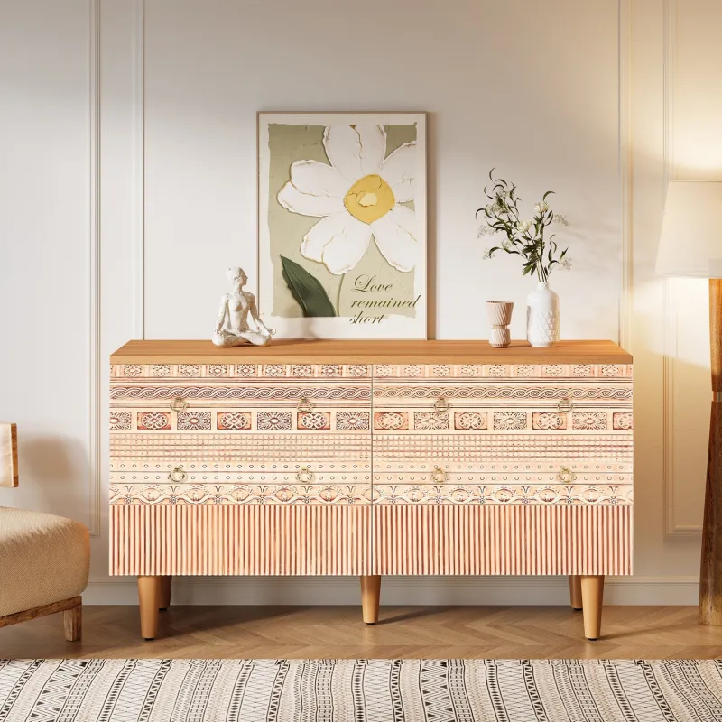 Tribesigns Chests Of Drawers*Chest of Drawers, Farmhouse Dresser Storage with 6 drawers