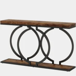 Tribesigns Console Tables|Console Tables*Console Table, 55 inch Faux Marble Entryway Sofa Table