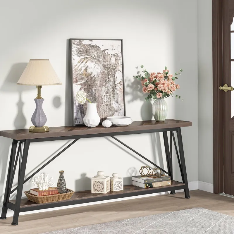 Tribesigns Console Tables|Console Tables*Console Table, 70.9 Inches Extra Long Sofa Table Behind Couch