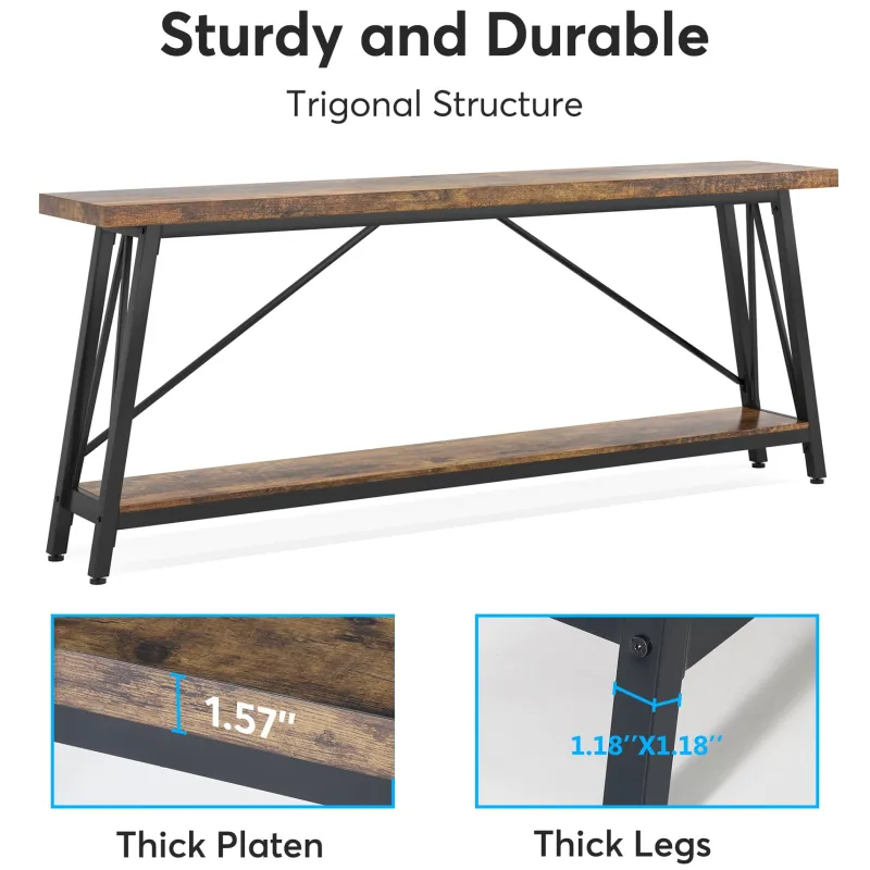 Tribesigns Console Tables|Console Tables*Console Table, 70.9 Inches Extra Long Sofa Table Behind Couch