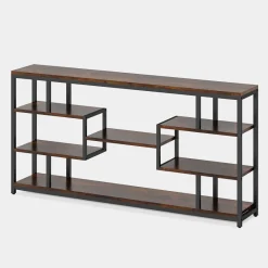 Tribesigns Console Tables|Console Tables*Console Table, 70.87" Sofa Entryway Table with Open Storage Shelves