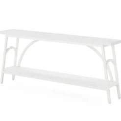 Tribesigns Console Tables|Console Tables*Console Table, 70.8” Sofa Tables Entryway Table with 2 Tier Wood Shelves