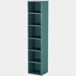 Tribesigns Corner Shelves|Corner Shelves*Corner Bookcase, Modern 6 Tier Narrow Cube Display Shelves, White