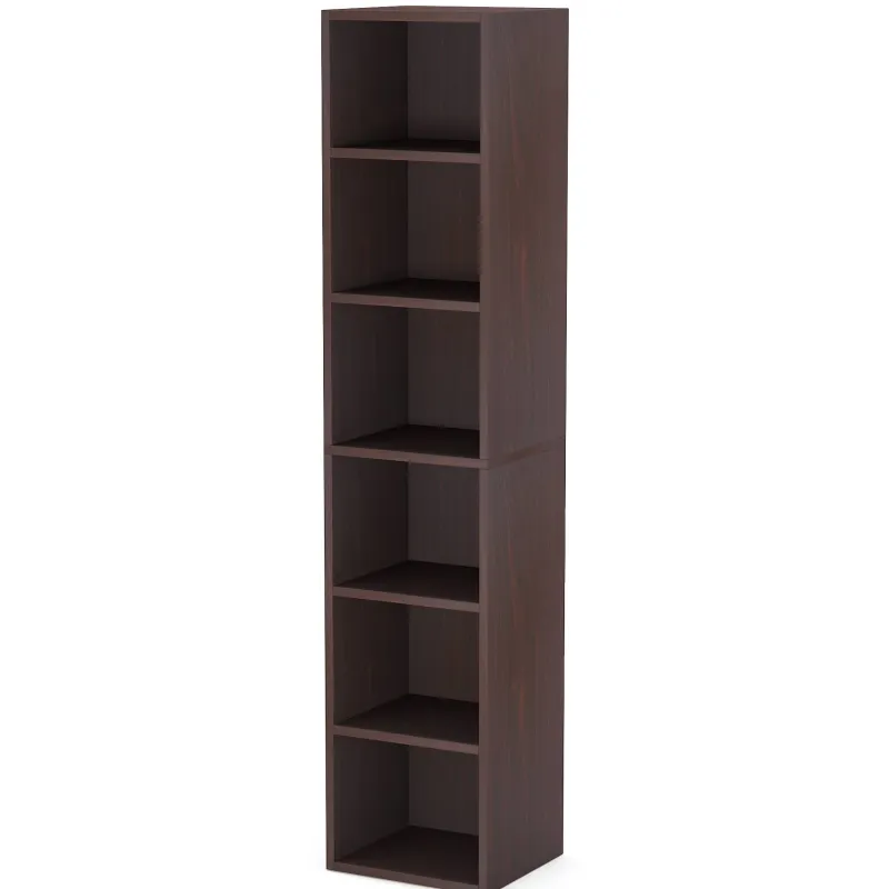 Tribesigns Corner Shelves|Corner Shelves*Corner Bookcase, Modern 6 Tier Narrow Cube Display Shelves, White