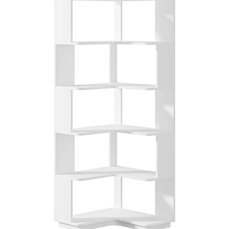 Tribesigns Corner Shelves|Corner Shelves*Corner Bookshelf, 6-Tier Corner Bookcase Display Rack