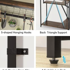 Tribesigns Plant Stands|Plant Stands*Corner Plant Stand, 67