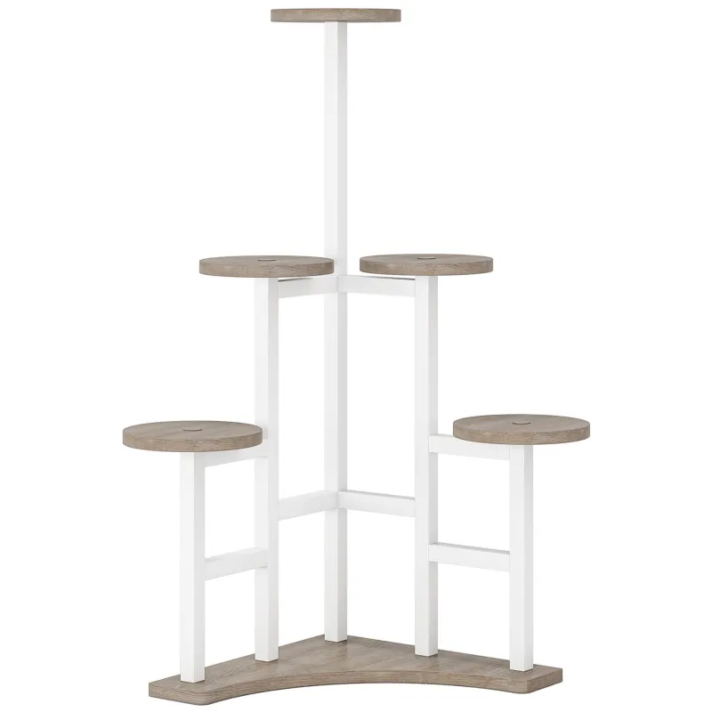 Tribesigns Plant Stands|Plant Stands*Corner Plant Stand Indoor, 6 Tiered Plant Shelf Flower Stand