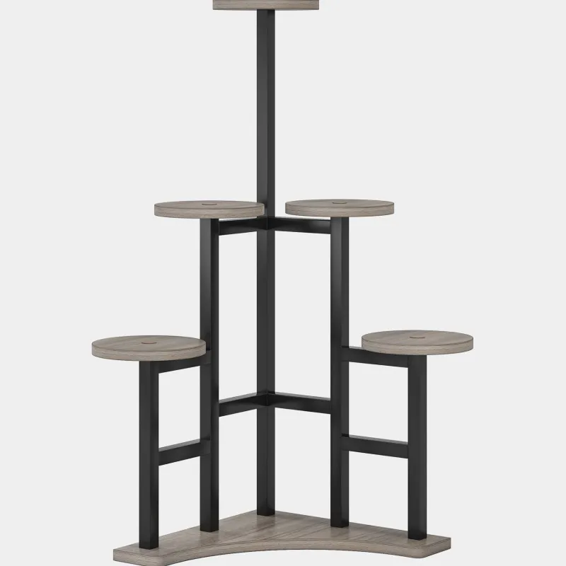 Tribesigns Plant Stands|Plant Stands*Corner Plant Stand Indoor, 6 Tiered Plant Shelf Flower Stand