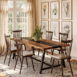 Tribesigns Dining Tables*Dining Table for 8 People, 70.87" Rectangular Wood Kitchen Table