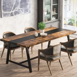 Tribesigns Dining Tables*Dining Table for 8 People, 70.87
