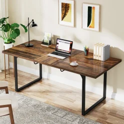 Tribesigns Desks*Extendable Executive Table, 63