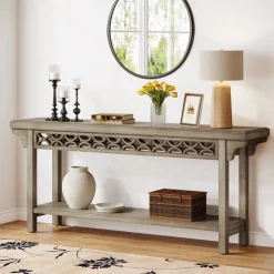 Tribesigns Console Tables|Console Tables*Farmhouse Console Table, 70.8
