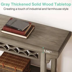 Tribesigns Console Tables|Console Tables*Farmhouse Console Table, 70.8
