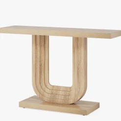 Tribesigns Console Tables|Console Tables*Farmhouse Console Table, 39" Wood Entryway Table with Geometric Base