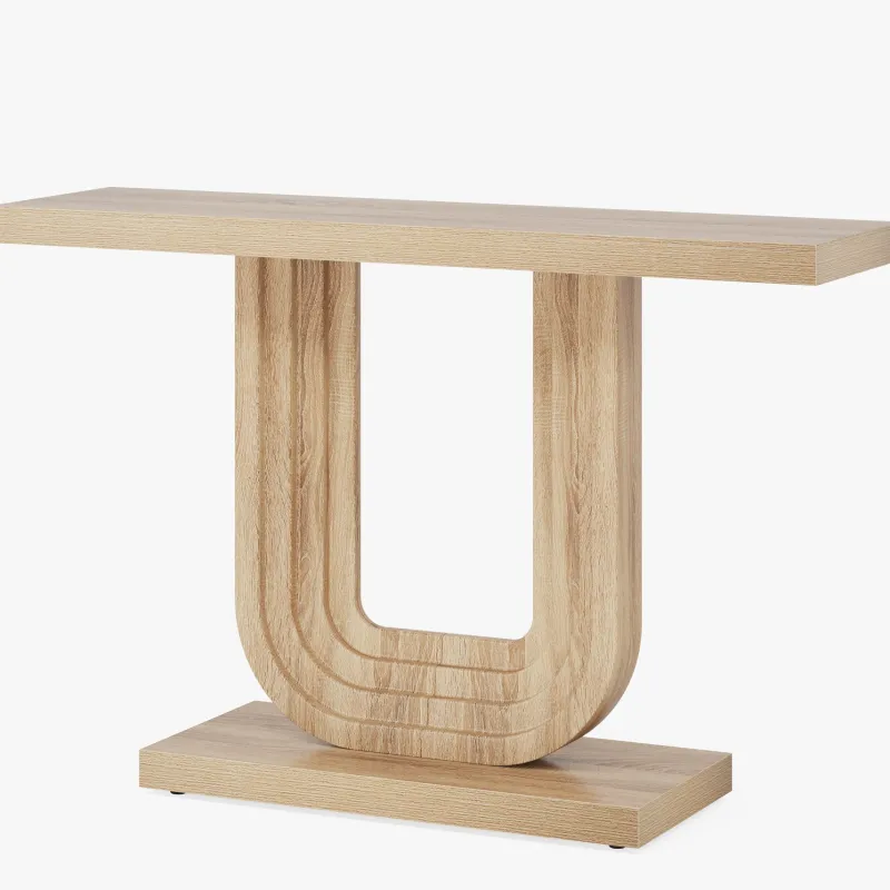Tribesigns Console Tables|Console Tables*Farmhouse Console Table, 39" Wood Entryway Table with Geometric Base
