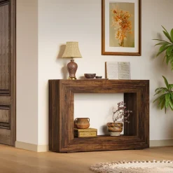 Tribesigns Console Tables|Console Tables*Farmhouse Console Table, 47" Wood Entryway Sofa Table with Storage