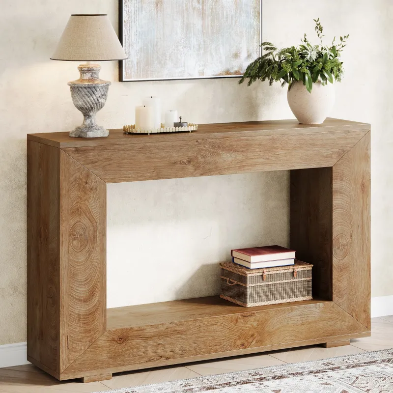 Tribesigns Console Tables|Console Tables*Farmhouse Console Table, 47" Wood Entryway Sofa Table with Storage