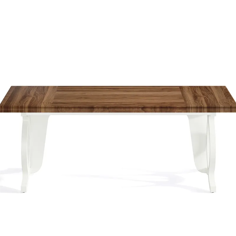 Tribesigns Dining Tables*Farmhouse Dining Table, 70.8" Wood Kitchen Table For 6 People