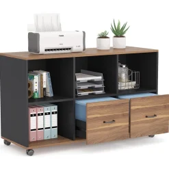 Tribesigns File Cabinets|File Cabinets*File Cabinet, 43 inches Mobile Filing Cabinet for Letter Size