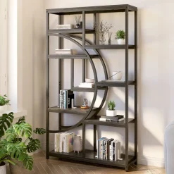 Tribesigns Bookcases & Bookshelves|Bookcases & Bookshelves*Freestanding Bookshelf, 68.9" Etagere Bookcase with 9 Open Shelves