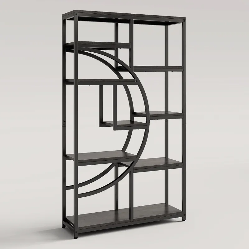 Tribesigns Bookcases & Bookshelves|Bookcases & Bookshelves*Freestanding Bookshelf, 68.9" Etagere Bookcase with 9 Open Shelves