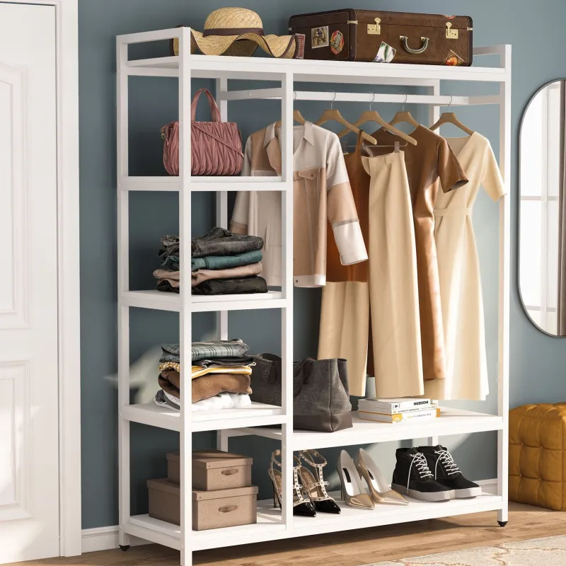 Tribesigns Closet Organizers|Clothes & Garment Racks*Freestanding Closet Organizer, Portable Garment Rack