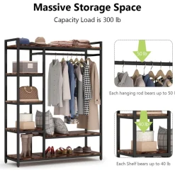 Tribesigns Closet Organizers|Clothes & Garment Racks*Freestanding Closet Organizer, Portable Garment Rack