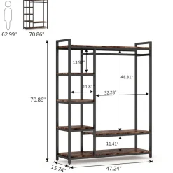 Tribesigns Closet Organizers|Clothes & Garment Racks*Freestanding Closet Organizer, Portable Garment Rack