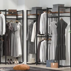 Tribesigns Closet Organizers|Clothes & Garment Racks*Freestanding Closet Organizer, Large Garment Clothes Rack