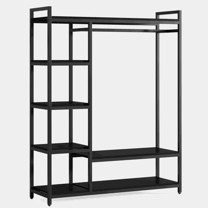 Tribesigns Closet Organizers|Clothes & Garment Racks*Freestanding Closet Organizer, Garment Rack with 6 Shelves