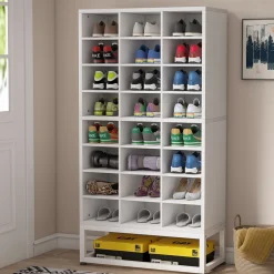 Tribesigns Shoe Racks & Cabinets|Shoe Racks & Cabinets*Freestanding Shoe Cabinet, 8 - Tier Shoe Storage Rack with 24 Cubbies