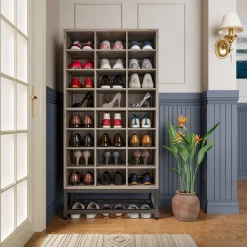 Tribesigns Shoe Racks & Cabinets|Shoe Racks & Cabinets*Freestanding Shoe Cabinet, 8 - Tier Shoe Storage Rack with 24 Cubbies
