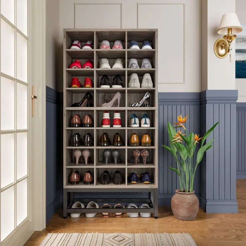 Tribesigns Shoe Racks & Cabinets|Shoe Racks & Cabinets*Freestanding Shoe Cabinet, 8 - Tier Shoe Storage Rack with 24 Cubbies