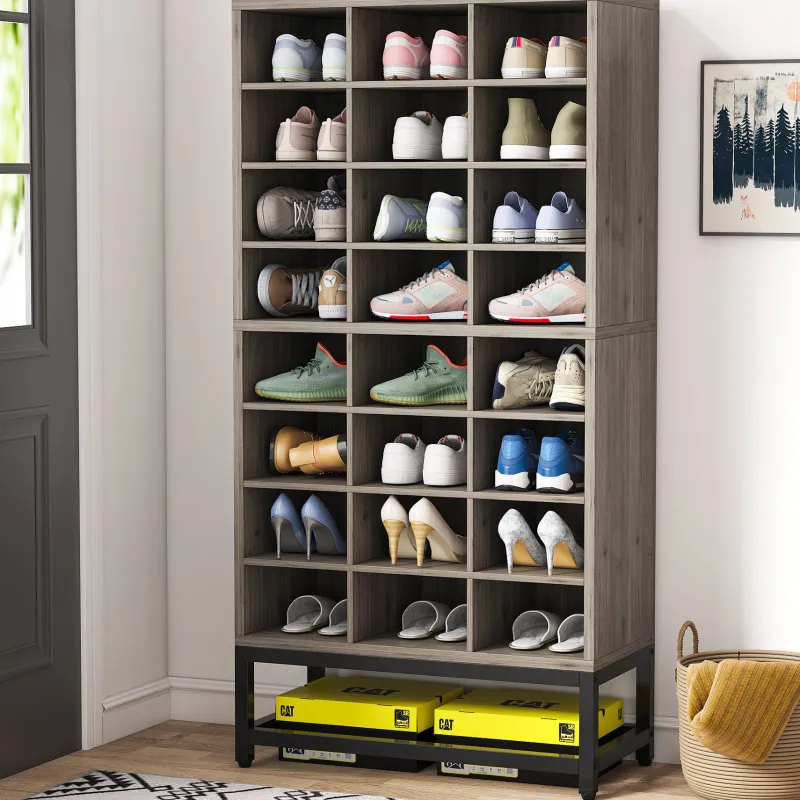 Tribesigns Shoe Racks & Cabinets|Shoe Racks & Cabinets*Freestanding Shoe Cabinet, 8 - Tier Shoe Storage Rack with 24 Cubbies
