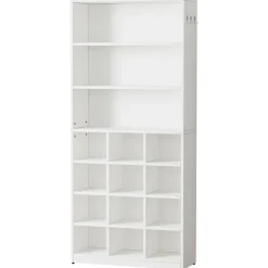 Tribesigns Shoe Racks & Cabinets|Shoe Racks & Cabinets*Freestanding Shoe Cabinet, 24 Pair Shoe Rack with Side Hooks
