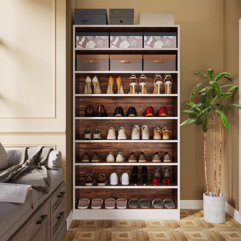 Tribesigns Shoe Racks & Cabinets|Shoe Racks & Cabinets*Freestanding Shoe Cabinet, 9 - Tier 40 - 45 Pairs Shoe Storage Rack