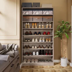 Tribesigns Shoe Racks & Cabinets|Shoe Racks & Cabinets*Freestanding Shoe Cabinet, 9 - Tier 40 - 45 Pairs Shoe Storage Rack