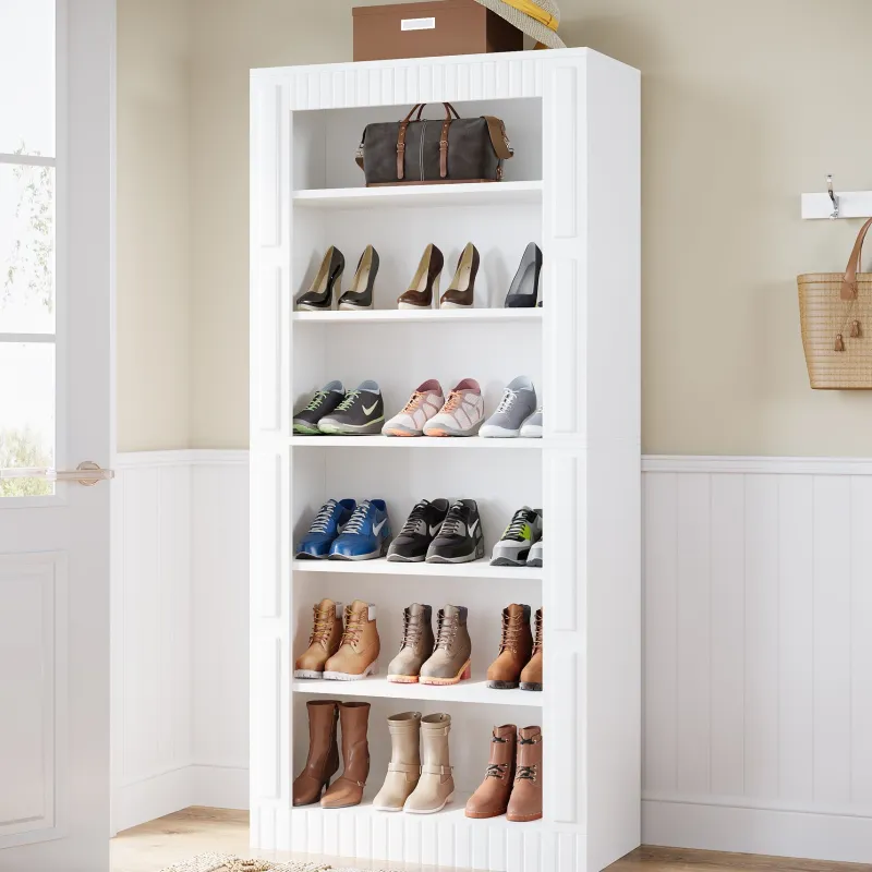 Tribesigns Shoe Racks & Cabinets|Shoe Racks & Cabinets*Freestanding Shoe Cabinet, 6-Tier Shoe Storage Rack