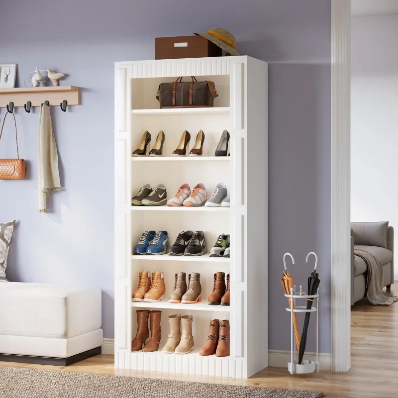Tribesigns Shoe Racks & Cabinets|Shoe Racks & Cabinets*Freestanding Shoe Cabinet, 6-Tier Shoe Storage Rack