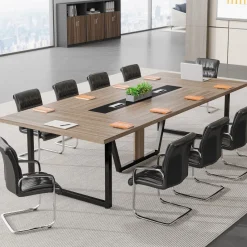 Tribesigns Desks*8FT Conference Table, 94.49