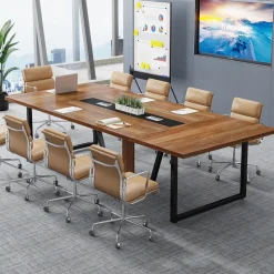 Tribesigns Desks*8FT Conference Table, 94.49