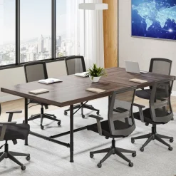 Tribesigns Desks*6FT Conference Table, 70.8