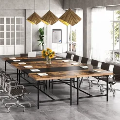 Tribesigns Desks*6FT Conference Table, 70.8 x 35.4 inch Meeting Table Computer Desk
